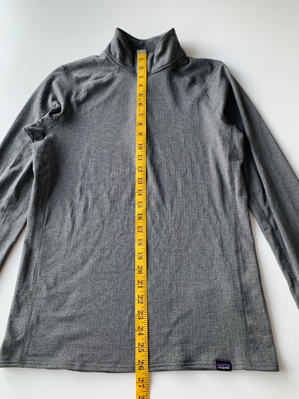 Patagonia Capilene Midweight Zip-Neck Nobel Gray Pullover Men's size S - Picture 6 of 10